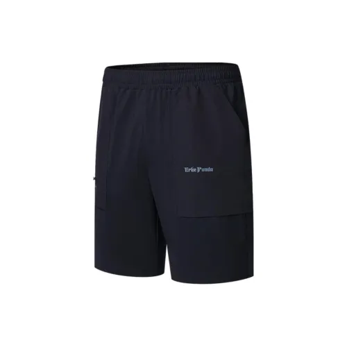 Erke Life Collection Casual Shorts Men Jet Black