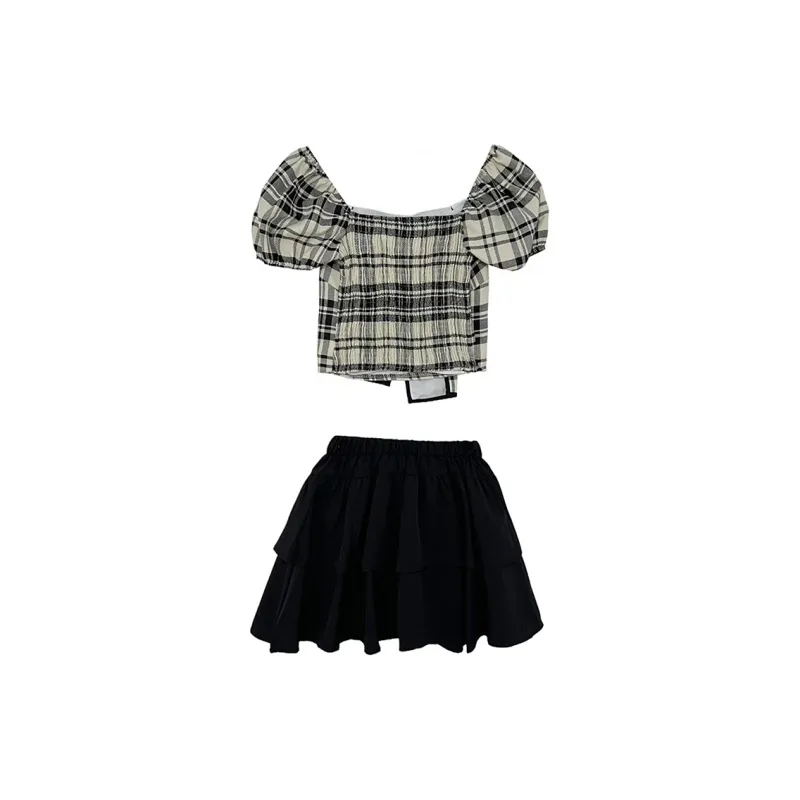 KUNZHUDAXIANG Skirt Set Women's-1