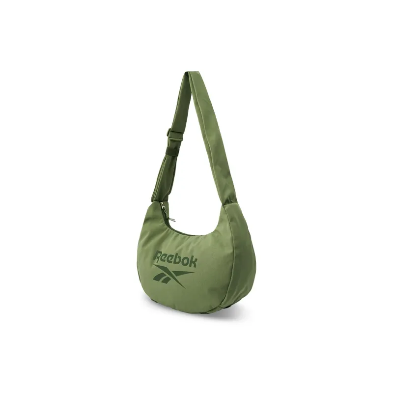 Reebok Fabric Crescent Moon Bag Shoulder Bag Medium Size Unisex Burgundy/Apricot/Matcha/Fuchsia/Black-14