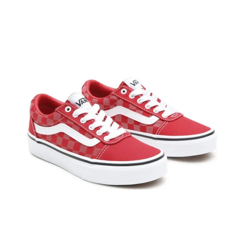 Vans Ward 'Checker Dot Red' Women's-2