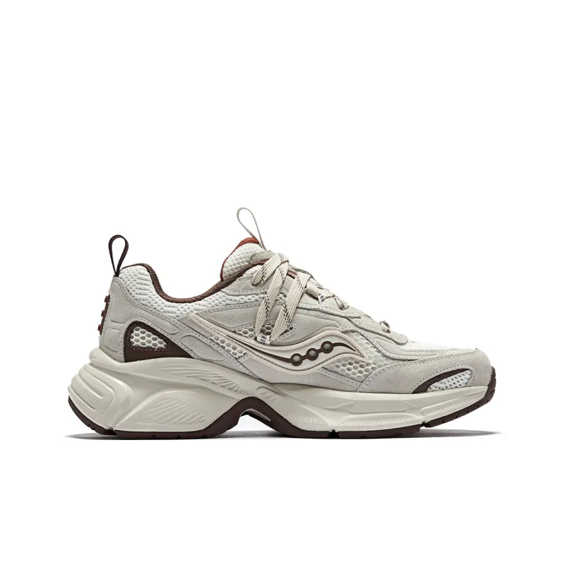 Saucony 2K CAVALRY Low Top Running Shoes Unisex Beige Brown-1