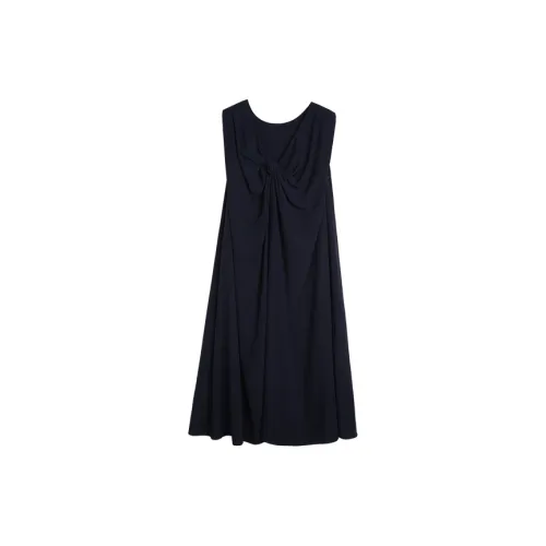 ELLE Sleeveless Dresses Women's Navy Blue