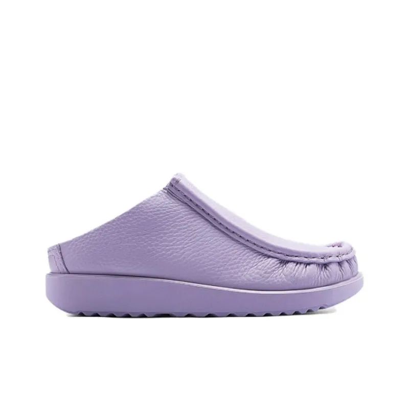 Ecco Low Top Casual Shoes Women's Purple-1
