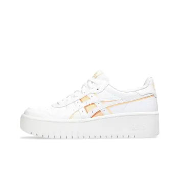 Asics JAPAN S PF Anti Slip Wear Resistant Low Top Skateboard Shoes Women's White Apricot
