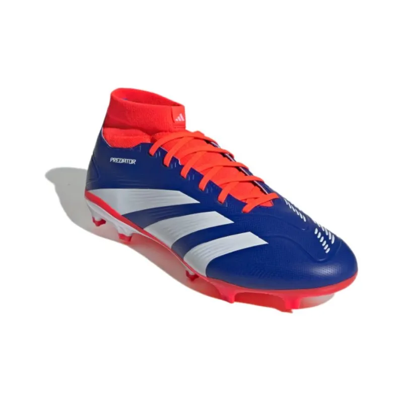 Adidas Predator League Sock Fg Lucid Blue Cloud White Solar Red-2