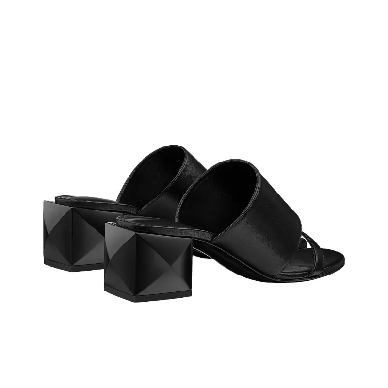HERMES Cornelia Odor Resistant Slide Slippers Women's Black-3