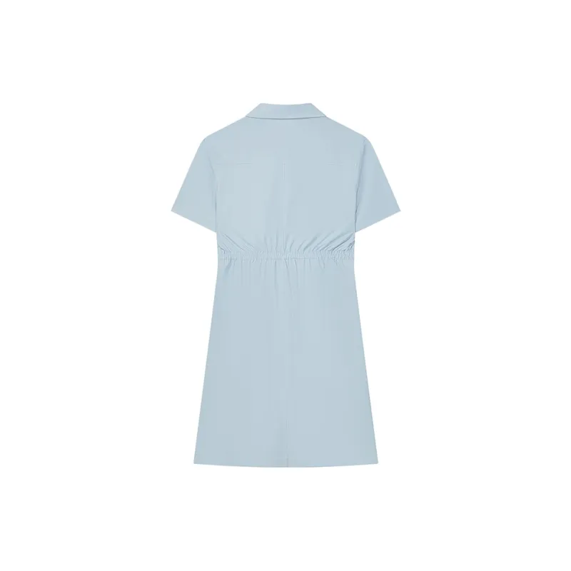 FILA Short Sleeved Dresses Women's Light White Blue-1