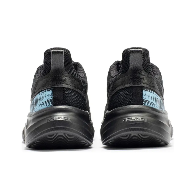 361° Anti-Slip Wear-Resistant Low-Top Casual Running Shoes Men's Black Blue-4