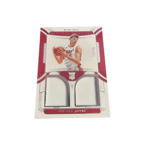 PANINI Vjuric 22 23 National Treasure 99 Rising Stars Double Window Jersey Material Star Card Pass Sports Cards 1 Pc