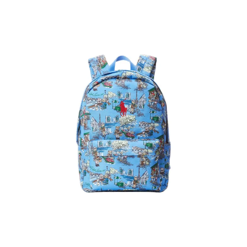 Polo Ralph Lauren Fabric Backpack Kids' Blue & Multicolor-0