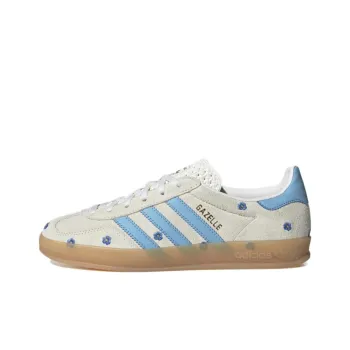 Adidas Originals GAZELLE Indoor Floral 'White Blue' Women's