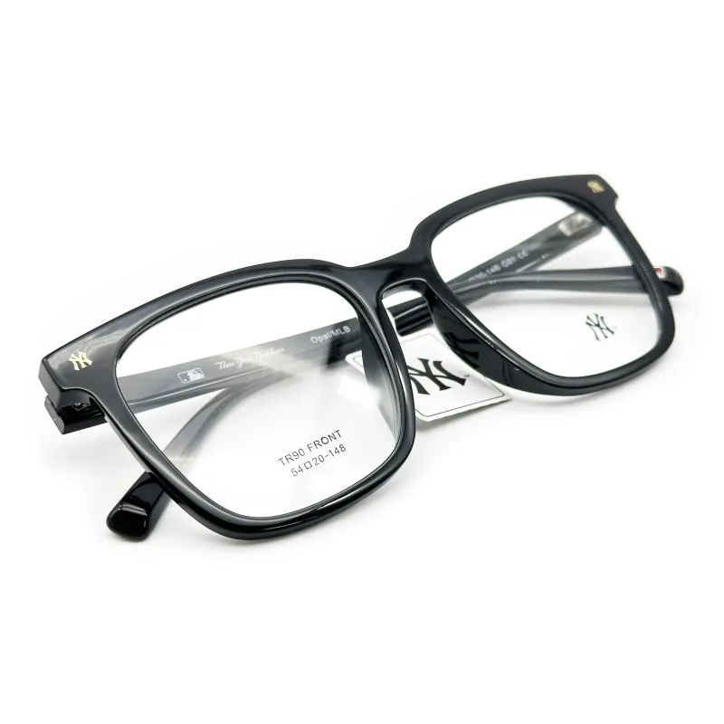 MLB TR/Memory Plastic Square Eyeglass Frames Unisex-3