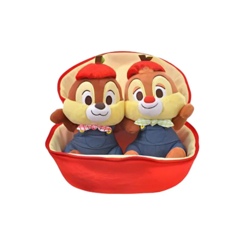Disney Red Apple Collection Disney Other Characters Chip 'N Dale Apple Dolls Plush Doll 21cm Height-0