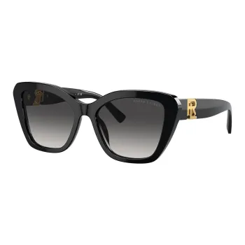 Ralph Lauren Collection Irregular Shape Sunglasses Women's Black