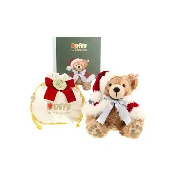 Disney x Steiff 20 Anniversary Christmas Duffy Brown Dolls Plush Doll 28cm High