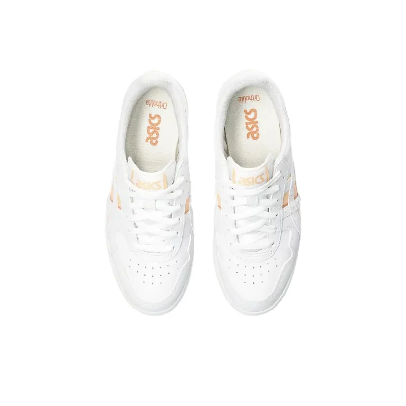 Asics JAPAN S PF Anti Slip Wear Resistant Low Top Skateboard Shoes Women's White Apricot-2