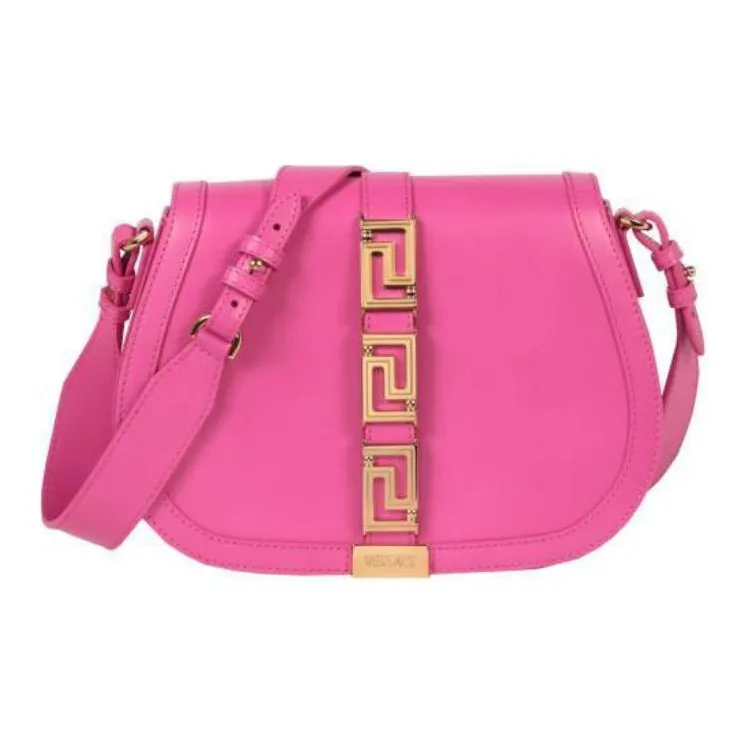 FANSIZHE Greca Goddess Leather Crossbody Bag Shoulder Bag Women's Pink-0