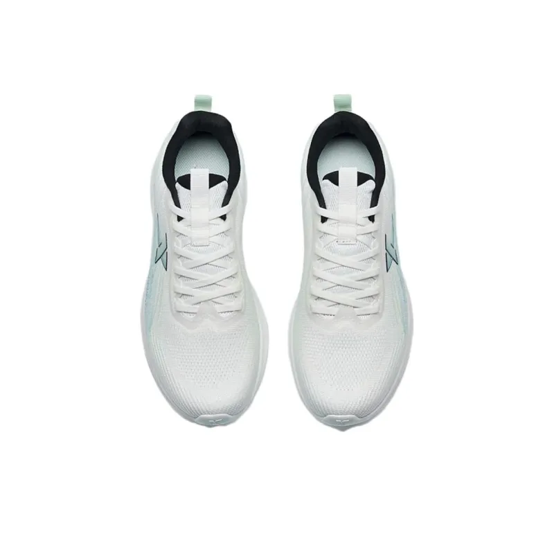 XTEP Breathable And Resilient Low Top Running Shoes Men's White Green Blue-4