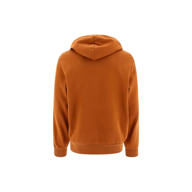 A.P.C Logo Detailed Drawstring Hoodie-1