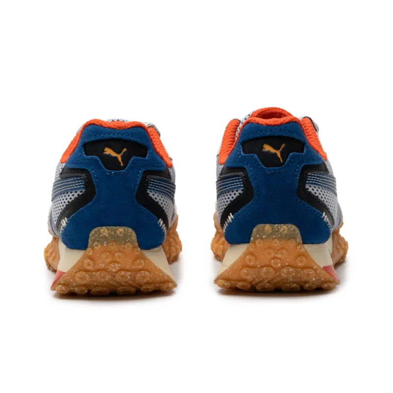 PUMA Blktop Rider Anti Slip Wear Resistant Low Top Casual Shoes Unisex Orange Blue-3