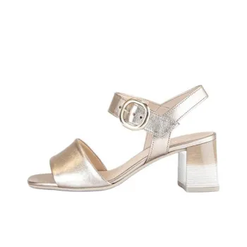 Gabor Strap Sandals 5cm Women's Metallic
