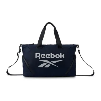 Reebok Fabric Shoulder Bag, Crossbody Bag, Portable Gym Bag Regular Unisex Black/Navy Blue/Gray Green