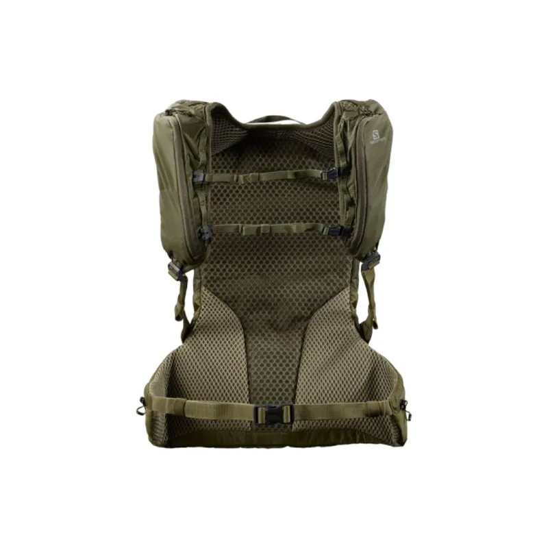 SALOMON Waterproof Fabric Outdoor Mountaineering Bag Backpack Unisex Olive-1