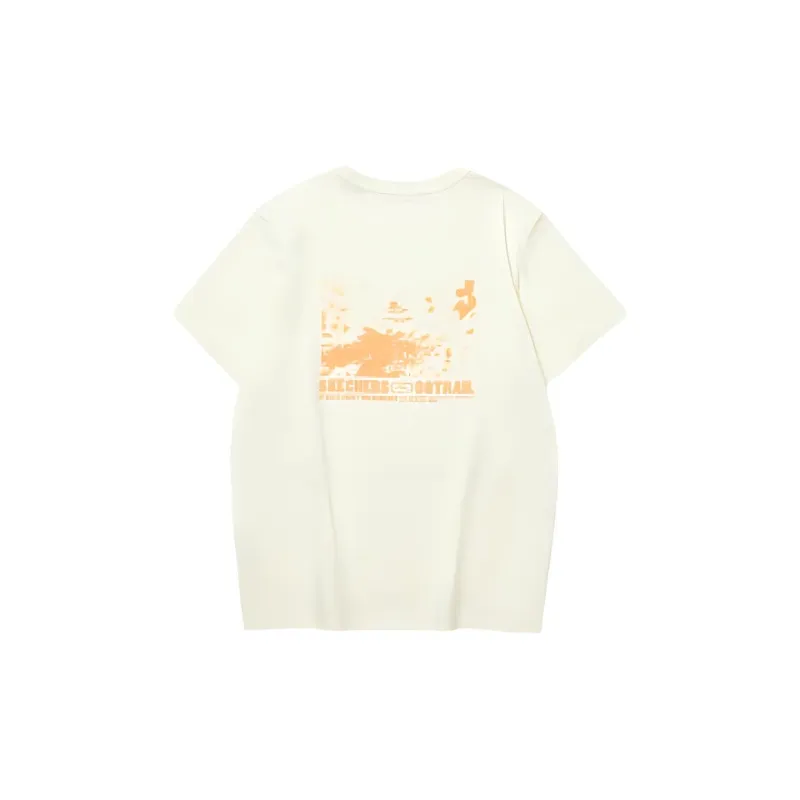 Skechers Sportlife T Shirt Women's Cream Ecru-1