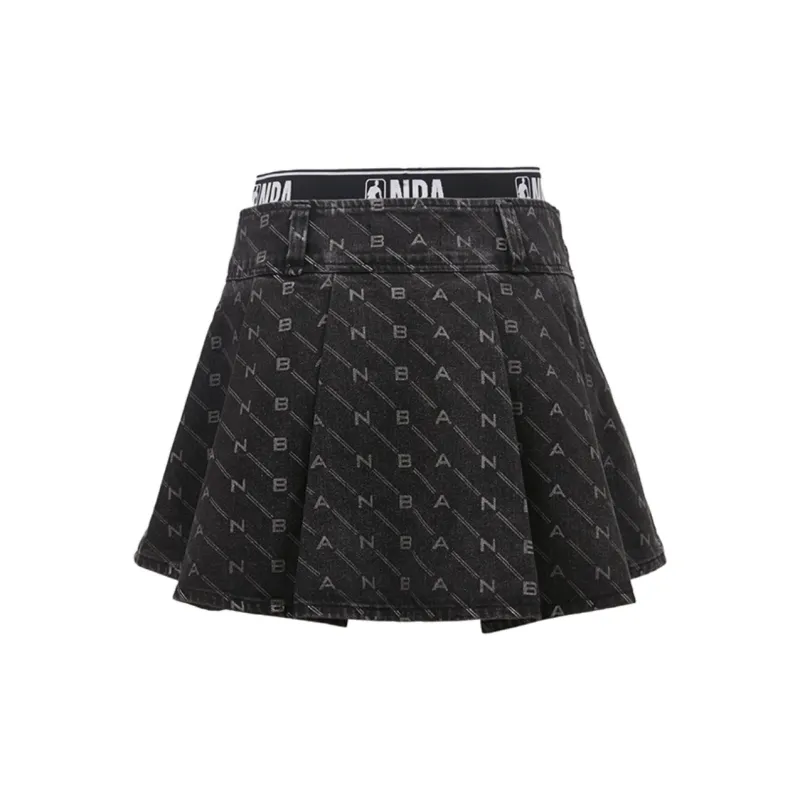 ONLY x Nba Denim Short Skirts Women's-1
