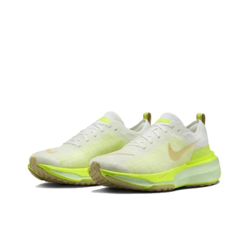 Nike Invincible 3 Slip Resistant, Abrasion Resistant, Breathable Low Top Casual Running Shoes Men's Yellow White-2