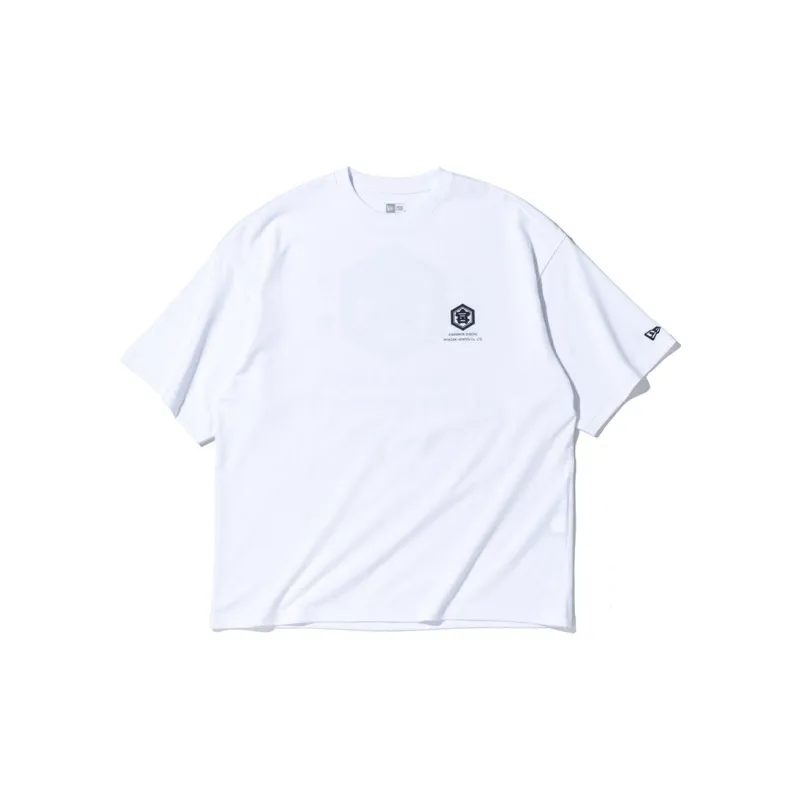 New Era x JINGONGSHAOJIU,LIANMINGKUAN The Golden Palace. The Joint. T Shirt Unisex White-1