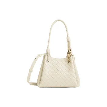 Bottega Veneta Sheepskin Crossbody Bag Shoulder Bag Women's Sea Salt Color