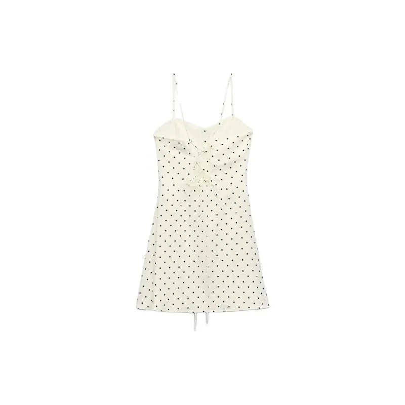 ZARA Slip Dresses Women's White-1