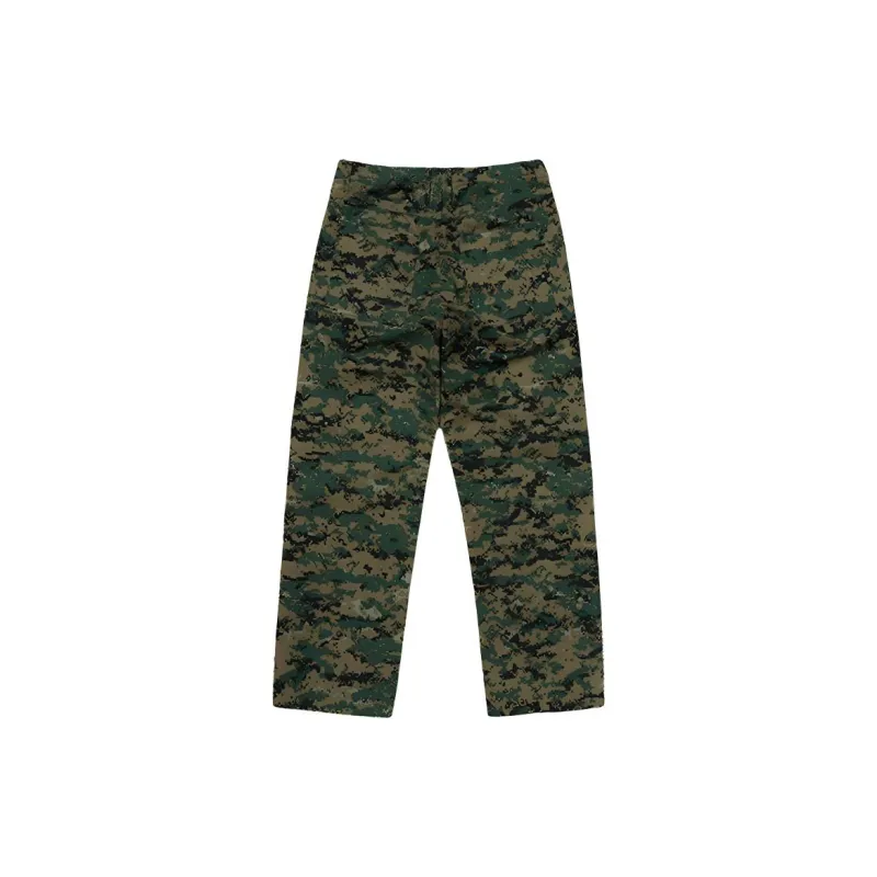 THUG CLUB Camouflage print Trousers-3