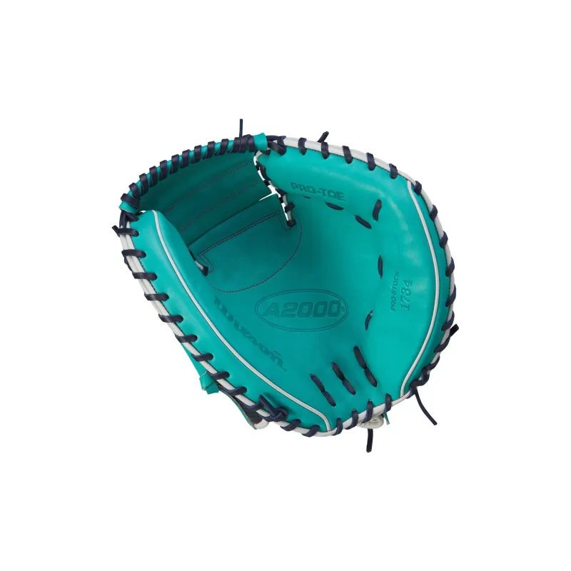 Wilson Baseball Gloves Catcher's Glove PU Polyurethane Unisex Black Green-1