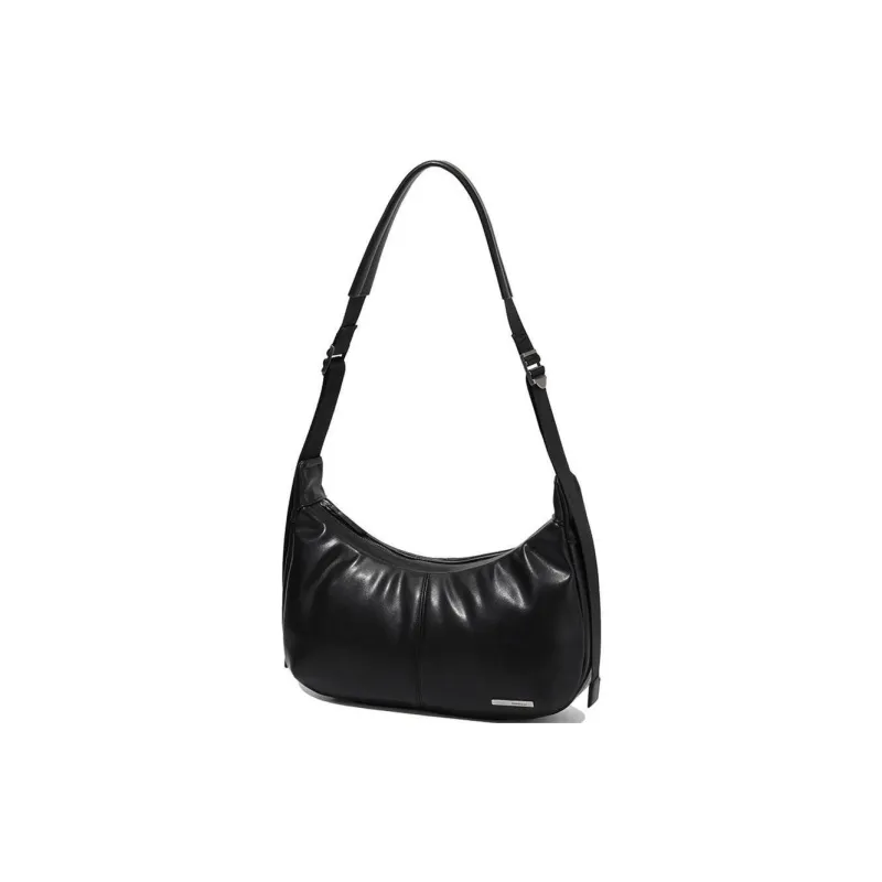 COVERNAT Artificial Leather Crossbody Bag, Shoulder Bag Women's Black-1