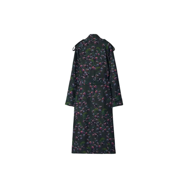 Burberry Cherry Double-breasted Trench Coat-1
