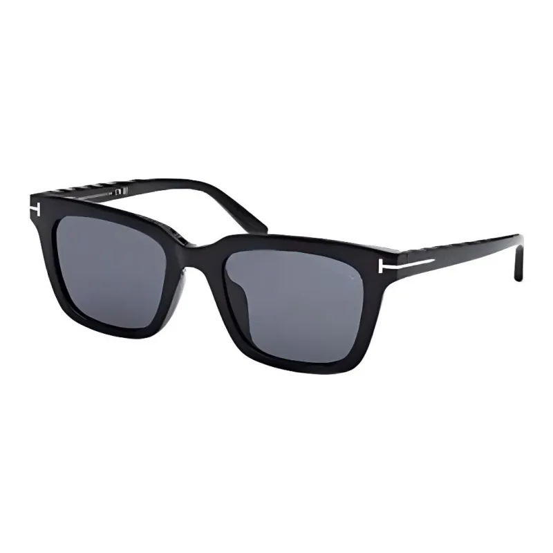 TOM FORD Square Sunglasses Unisex Black-0