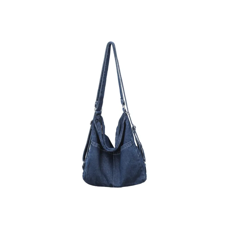 OUZIHUANG Denim Crossbody Bag, Shoulder Bag Regular Unisex Black/Light Blue/Dark Blue/Vintage Blue-17