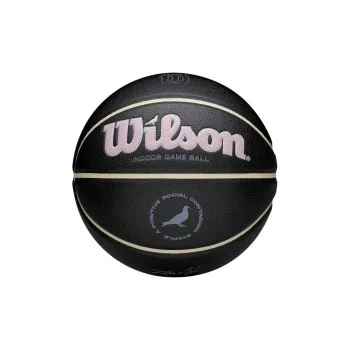 Wilson Synthetic Leather Basketball Black Size 7 Training Unisex
