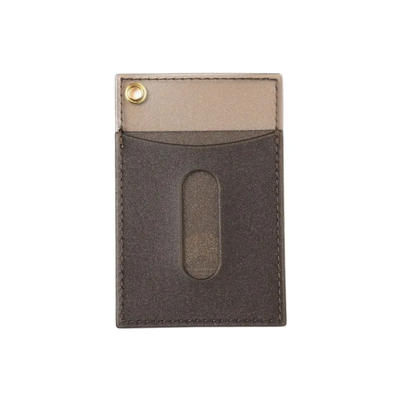 Beams MISTY LAYER Collaboration PVC Card Holder Men's Pink/Blue/Brown-7
