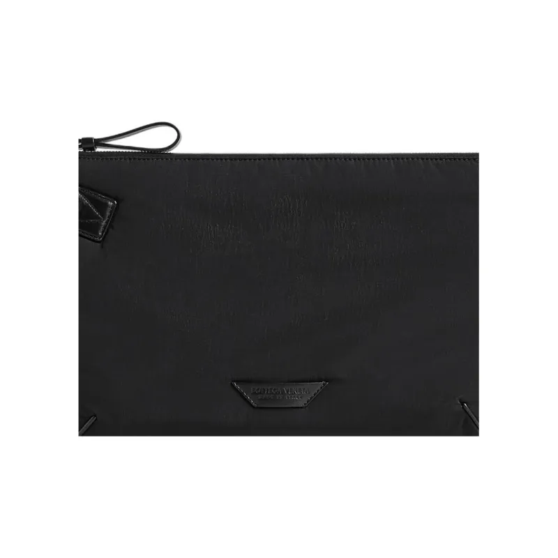 Bottega Veneta Polyamide Clutch Men's Black-4