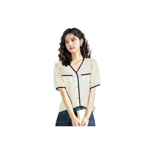 Wbwq Chiffon Shirts Women's