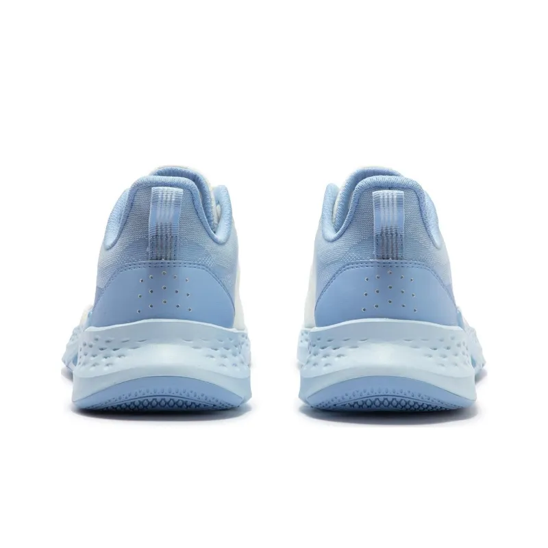 361° Cushioning, Slip Resistant, And Abrasion Resistant Low Top Casual Running Shoes Men's White Blue-4
