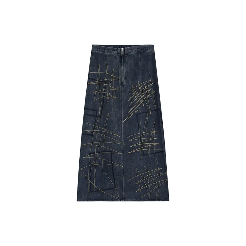 THE SEA LIFE Denim Long Skirt Women's-1