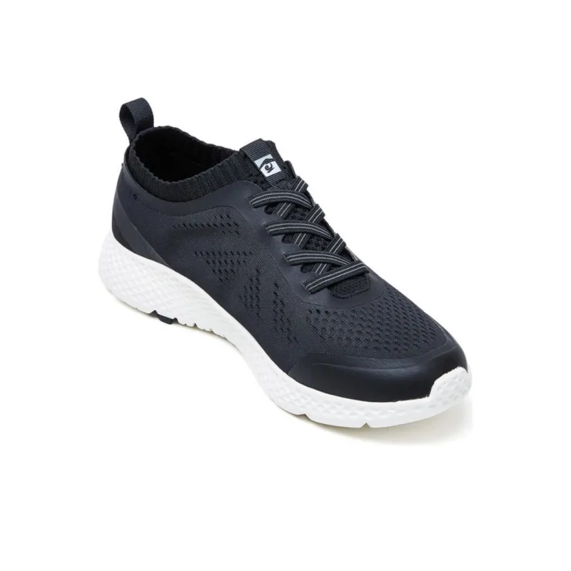 TOREAD Slip-Resistant Breathable Lightweight Low-Top Casual Running Shoes Women's Black White-1