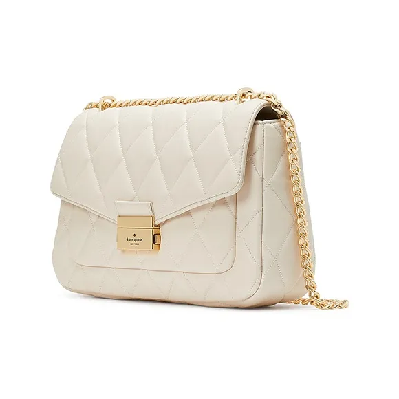 Kate Spade Cow Leather Crossbody Bag, Shoulder Bag Women's White-1