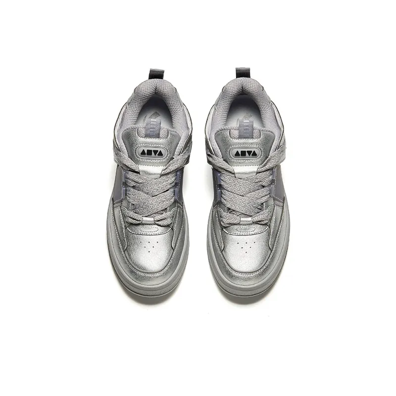 Anta Xiu Yu PRO Wear-Resistant Low-Top Skateboard Shoes Men's Dove Gray-2