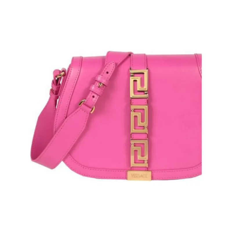 FANSIZHE Greca Goddess Leather Crossbody Bag Shoulder Bag Women's Pink-5
