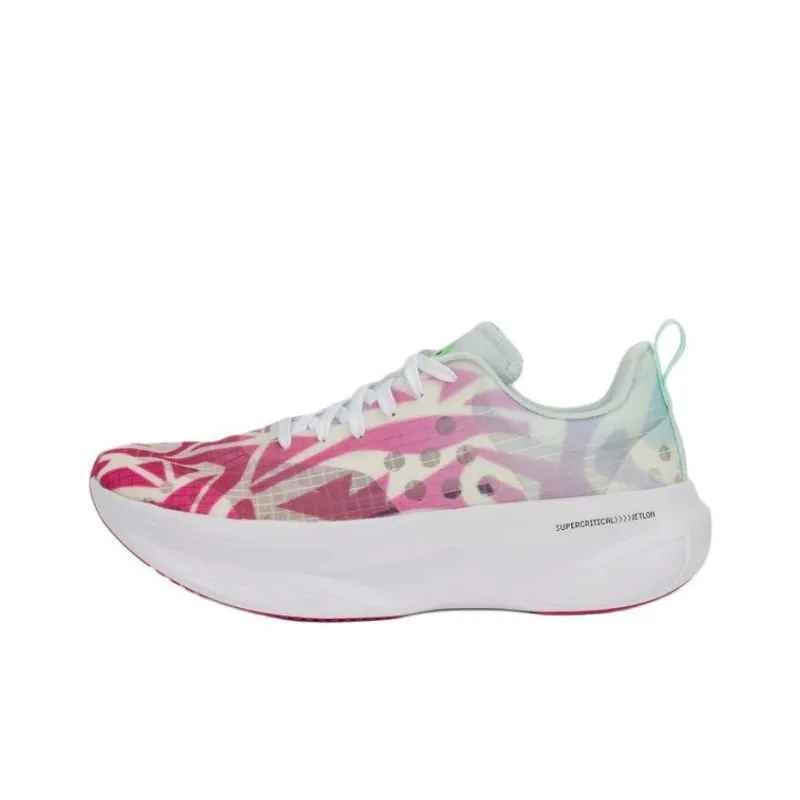BRANDBLACK Kaiju Low-Top Running Shoes Women's Pink White-0